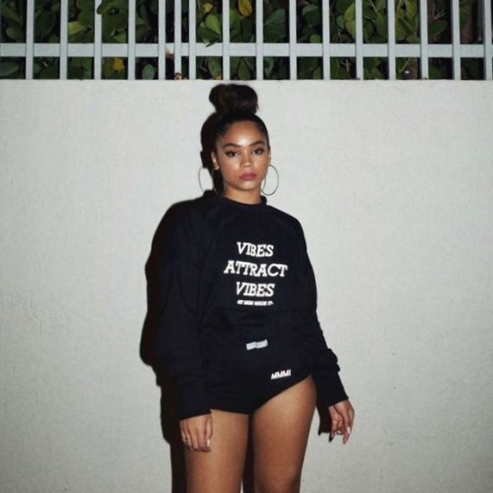 My mum made it sweater and shorts set
